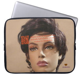 Capa Para Notebook HAMbyWG - Estojo para Laptop de Neoprene - Boneco 