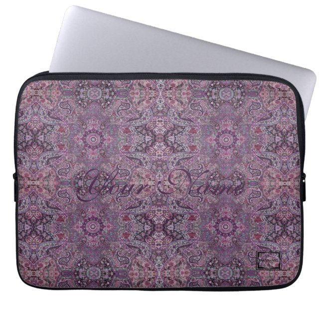 Capa Para Notebook HAMbyWG Lavanda Roxo cigano (Frente)