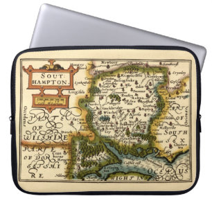Capa Para Notebook Hampshire, Southampton County England Mapa Históri