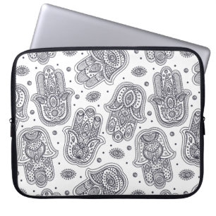 Capa Para Notebook Hamsa tirado mão inspirado