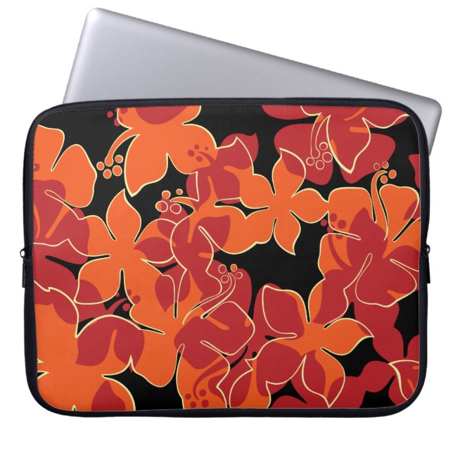 Capa Para Notebook Hanalei Hawaiian Floral Neoprene Wetcase (Frente)