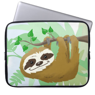 Capa Para Notebook Happy Tree Sloth