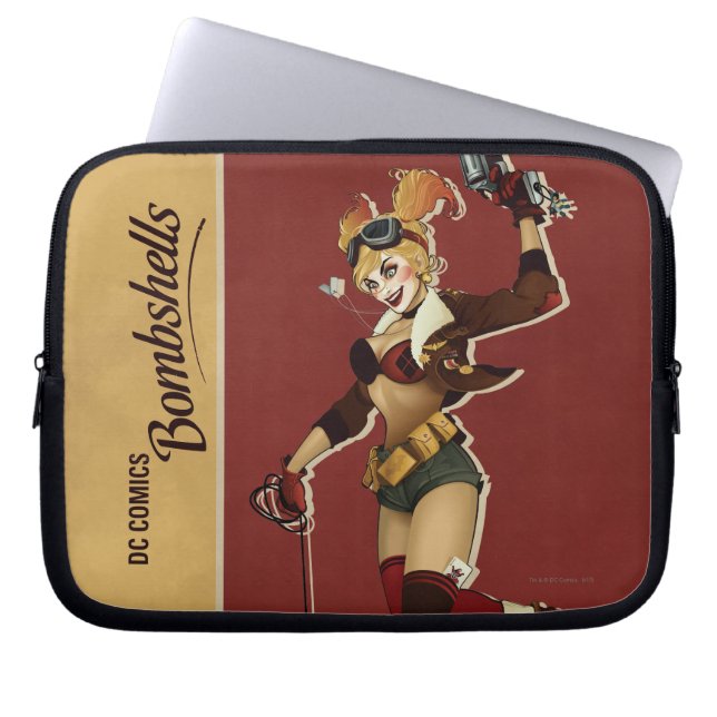 Capa Para Notebook Harley Quinn Bombshell Pinup (Frente)