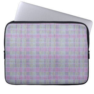 Capa Para Notebook Harmonia Xadrez Lavanda