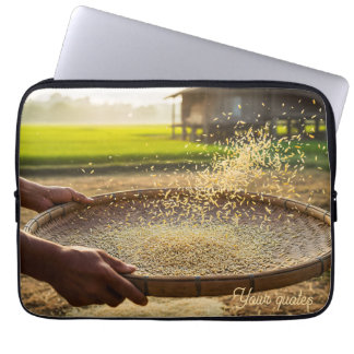 Capa Para Notebook Harvest Grain, Rice Field