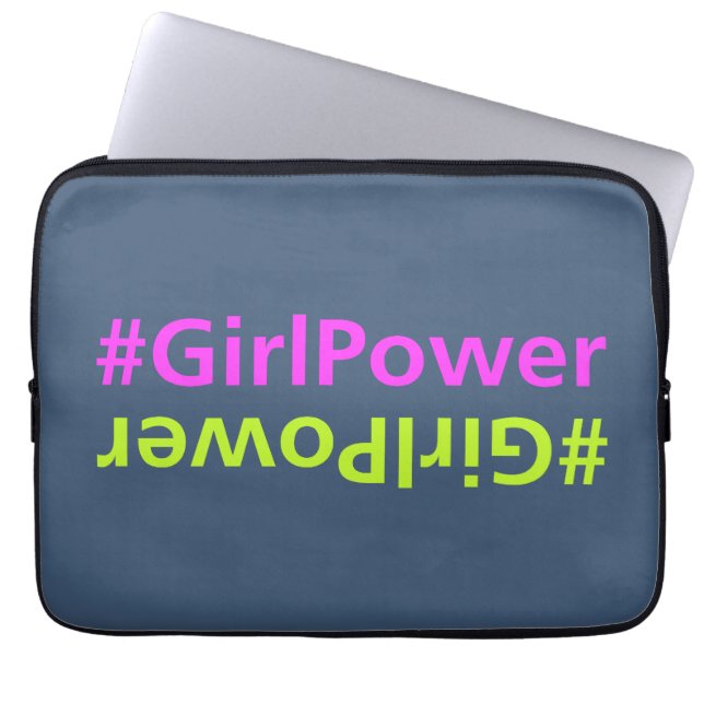 CAPA PARA NOTEBOOK HASHTAG GIRL POWER (Frente)