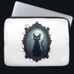 Capa Para Notebook Haunted Cat Mirror<br><div class="desc">Haunted Cat Mirror</div>