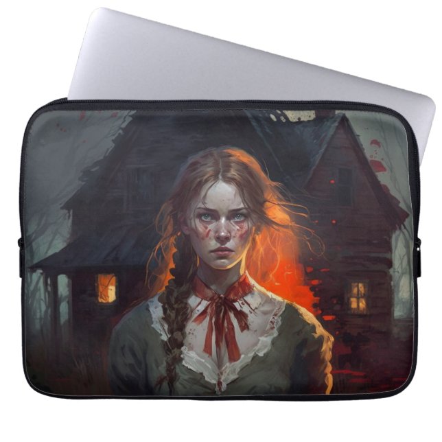 Capa Para Notebook Haunting house (Frente)