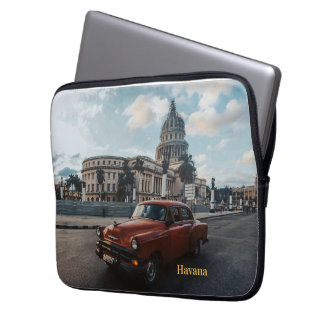 Capa Para Notebook Havana Cuba Carro Clássico Antigo