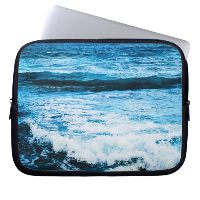 Capa Para Notebook Hawaii turquoise ocean ondas fototropicais moderna (Frente)