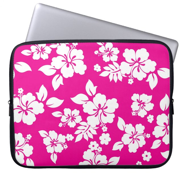 Capa Para Notebook Hawaiian rosa (Frente)