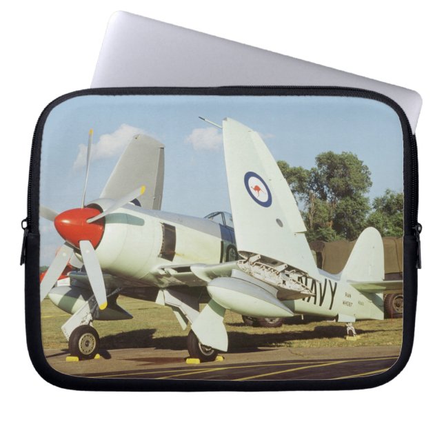 Capa Para Notebook Hawker Sea Fury na CAF, ala de Minnesota, no (Frente)