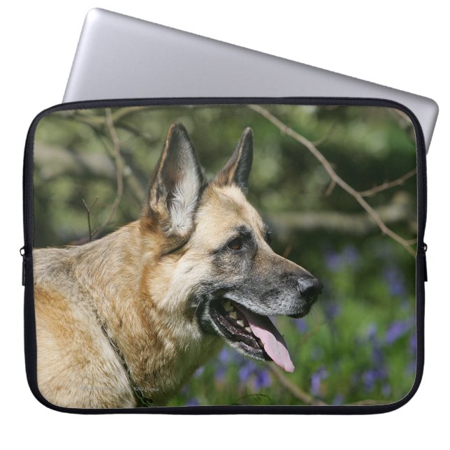Capa Para Notebook Headshot 3 do german shepherd (Frente)