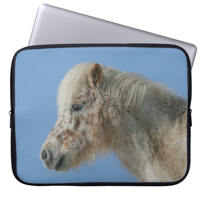 Capa Para Notebook Headshot diminuto do cavalo (Frente)