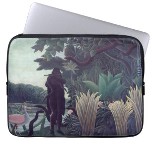Capa Para Notebook Henri Rousseau - A Cobra Charmer