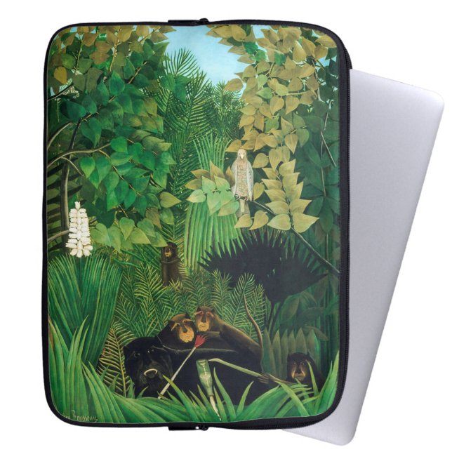 Capa Para Notebook Henri Rousseau - Os Jesters Feliz (Criador carregado)