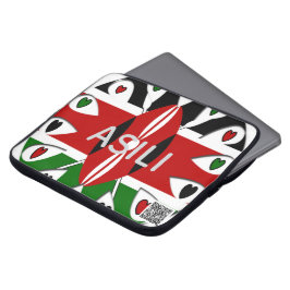 Capa Para Notebook Herança do Quênia Asili Origem | Bandeira Personal