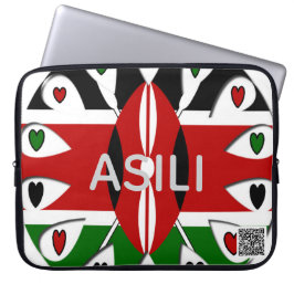 Capa Para Notebook Herança do Quênia Asili Origem | Bandeira Personal