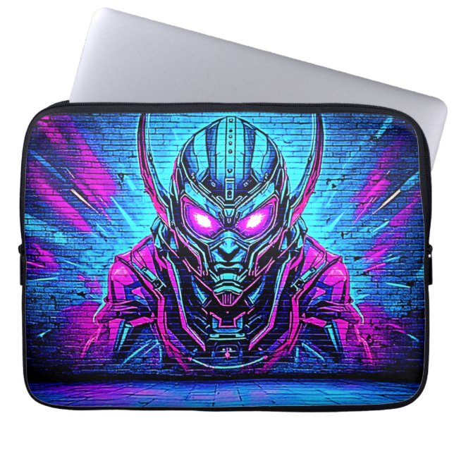 Capa Para Notebook Heroico Cyberpunk Vibe (Frente)