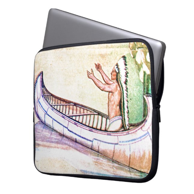 Capa Para Notebook Hiawatha Magic Canoé (Frente Esquerda)
