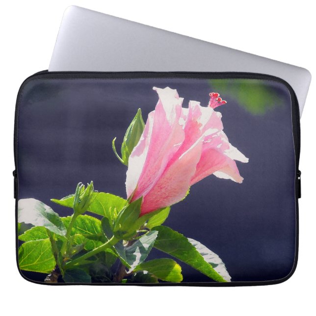 Capa Para Notebook Hibiscus à luz do sol brilhante (Frente)