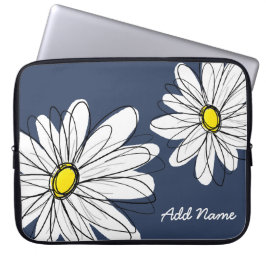Capa Para Notebook Hipster Daisy Desenho em cores de tendências