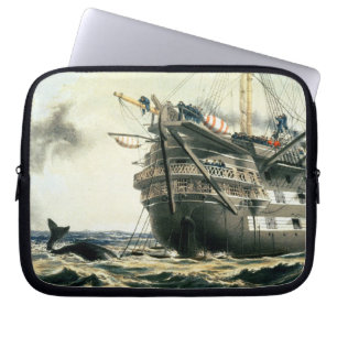 Capa Para Notebook HMS Agamemnon que coloca o cabo atlântico