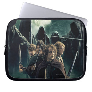 Capa Para Notebook Hobbits Prontos para a Batalha