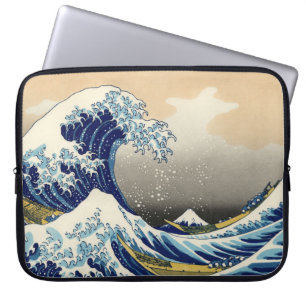 Capa Para Notebook Hokusai A Bolsa de laptop Da Onda De Excelente