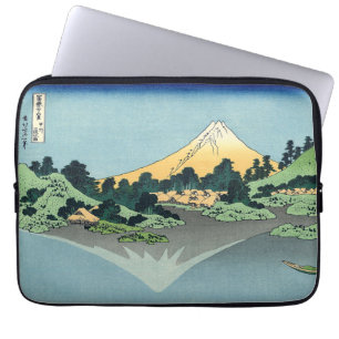 Capa Para Notebook Hokusai Monte Fuji reflete no lago Kawaguchi
