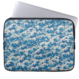 Capa Para Notebook Hokusai, o padrão de onda do Excelente Onda Azul N