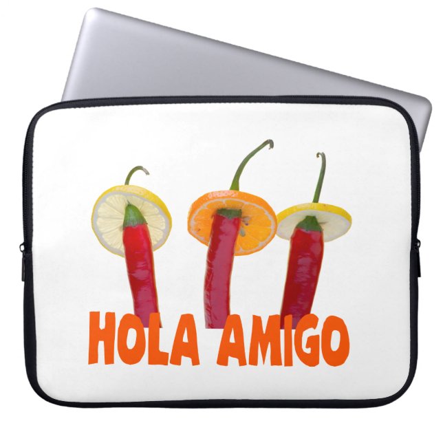 Capa Para Notebook Hola Amigo (Frente)