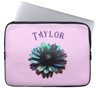 Capa Para Notebook Holographic Black Dahlia Eletrônicos Bag
