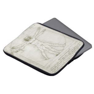 Capa Para Notebook Homem Vitruviano de Leonardo da Vinci