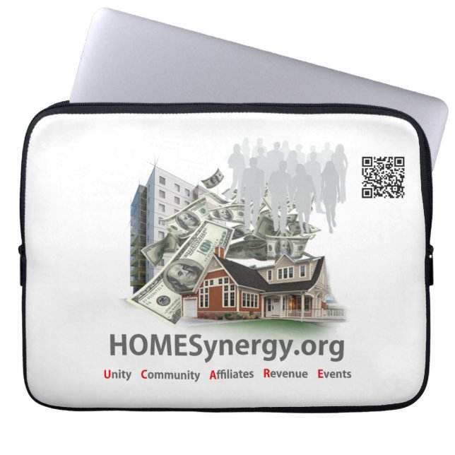 Capa Para Notebook HomESynergy - Bolsa de laptop 13" (Frente)