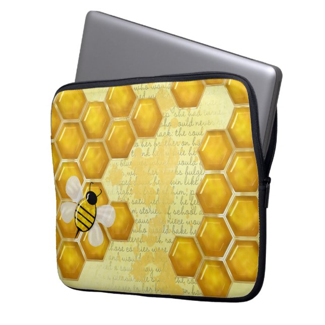 Capa Para Notebook Honey Comb 3D Whimsey (Frente Esquerda)
