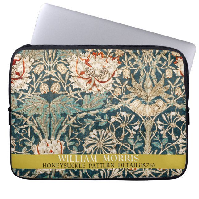 Capa Para Notebook Honeysuckle Pattern - Design de William Morris (Frente)