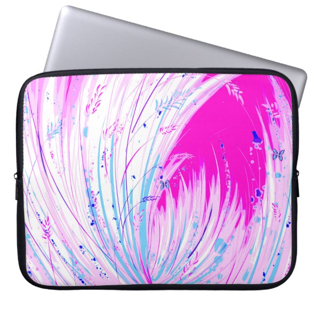 Capa Para Notebook Horizonte Rosa (Frente)