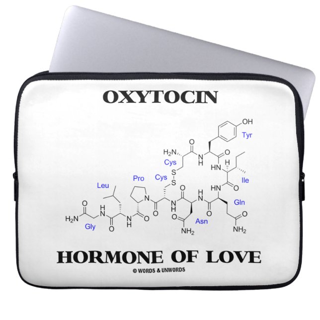 Capa Para Notebook Hormona do Oxytocin do amor (química) (Frente)