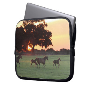 Capa Para Notebook Horse Sunset Art Bolsa de laptop