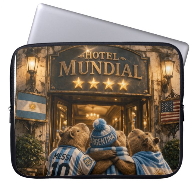 Capa Para Notebook  Hotel 4 estrellas Capibarras (Frente)