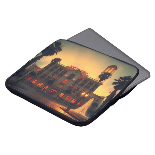 Capa Para Notebook Hotel California (Frente Topo)