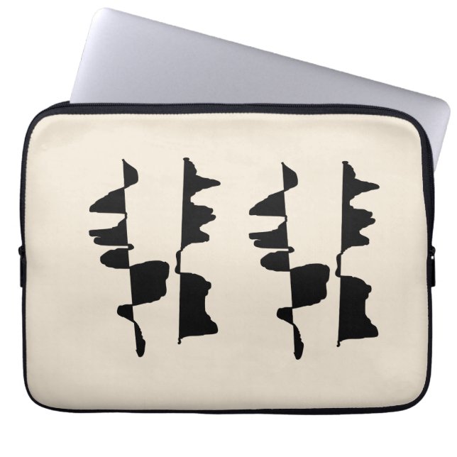 Capa Para Notebook Housse d'Ordinateur Portable - Abstrait Dual Face (Frente)