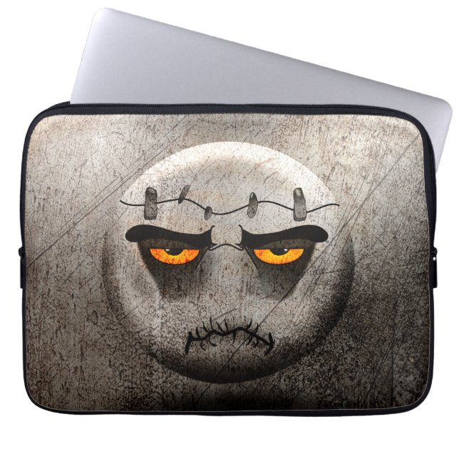Capa Para Notebook Housse Pour Ordinateur Portable Frankenmoji Rétro (Frente)