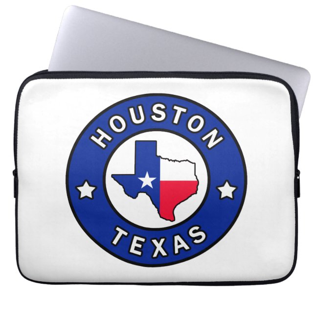 Capa Para Notebook Houston Texas (Frente)
