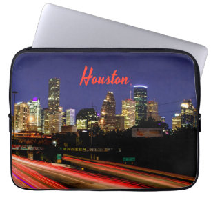 Capa Para Notebook Houston Texas City Skyline