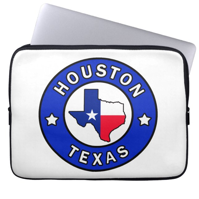 Capa Para Notebook Houston Texas maneve (Frente)