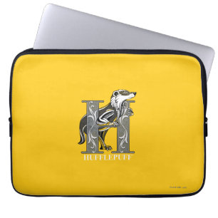Capa Para Notebook HUFFLEPUFF™ Crosshatch Emblem