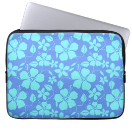 CAPA PARA NOTEBOOK HULA HAVAIANA (HIBÍSCO) PERIWINKLE/TEAL