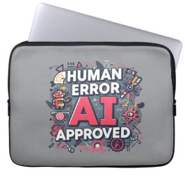 Capa Para Notebook Human Error AI Approved Digital Art